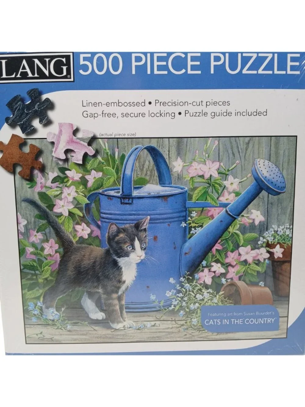 Lang 500 Pc Puzzle Cats In The Country  Susan Bourdet New #S-5 - Picture 2 of 7